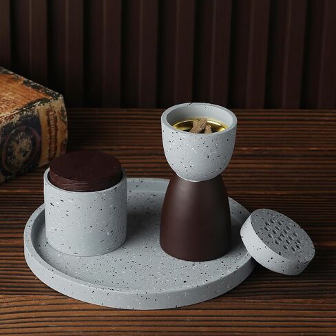 Nordic Hourglass Incense Burner,Frankincense Resin Incense Burner,Oud Burner,Charcoal Incense Burner Frankincense Resin Burner, for Yoga, Spa Aromatherapy,Office & Home Decor in Saudi Arabia