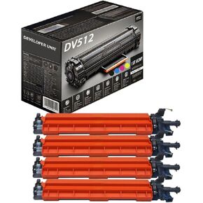 Compatible for Konica Minolta Bizhub C224 C224e C284 C284e C364 C364e C454 C454e C554 C554e Printers,DV512 Developer Unit ,High Yield 600000 Pages (Cyan)