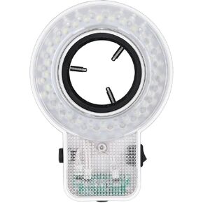 Adjustable LED Microscope Light, 360 Degree Rotatable LED Microscope Light Dimmable 12000lx for Monocular (US Plug)