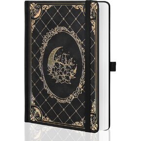 Lined Journal Notebook for Women Men, 320 Numbered Pages 100 GSM Thick Paper, A5 Hardcover Journals for Writing, College Ruled Notebook, for School, Travel, Work