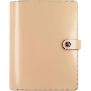 Filofax The Original Organizer, A5 Size, Patent Nude - Leather, Six Rings, Week-to-View Calendar Diary, Multilingual, 2025 (C022387-25)