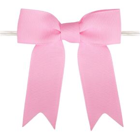 Premade Grosgrain Ribbon Bows for Treat Bags, 3 Inches, Set (Pastel Set, 30)