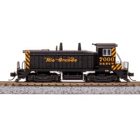 Broadway Limited 7490 EMD NW2, DRGW 100, Black & Gold, Paragon4 Sound/DC/DCC, N Scale