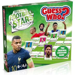 فوز النجوم العالمية لكرة القدم ، خمن من؟ لعبة Green Board ، تلعب مع Messi ، Ronaldo ، Harry Kane ، صلاح ، من السهل الإعداد ، هدية للأطفال الذين تتراوح أعمارهم بين 6 سنوات وما فوق ، مقاس واحد يناسب الجميع