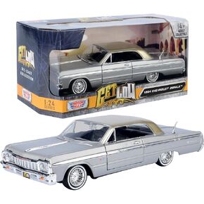 Motormax 1964 Chervolet Impala Get Low Series 1/24 Diecast Model Lowrider car