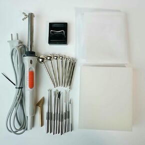 Artificial Flower Ironing Machine, Electric Fabric Flower Maker, with 18 Heads&2 Gear Temperature Adjustment, Tool Set for DIY Beginners, for Make Variety Fabric Flowers, Fake Flower