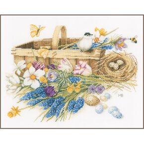 Vervaco Counted Cross Stitch kit King of Animals, 13.6 inch