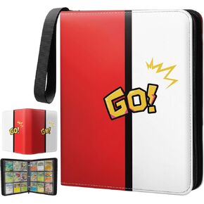 Card Binder 9 Pocket Premium Trading Card Binder with 720 Double-Sided Pockets, Durable PU Leather Zip Collection Album for MTG, TCG, game Cards, Baseball &Sports Cards, Portable Card Binder Organizer
