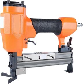 Oil-Free Pneumatic Staple Gun V1015 Pneumatic V-Nailer 30 Gauge 7-15mm Nail Leg Length Frame Stapler V-Nailer Gun