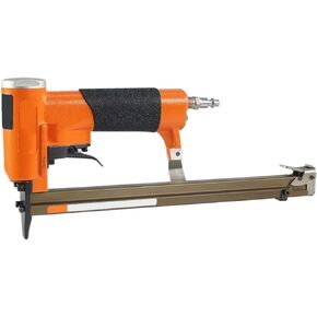 Oil-Free Pneumatic Staple Gun Pneumatic Decorator Stapler KNL1013J 20 Gauge Thin Line Stapler Pneumatic Tool for Woodworking Cabinet Thin Board