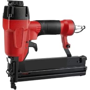 Oil-Free Pneumatic Staple Gun Pneumatic Nail Gun 18 GA 2 in 1 Nail Gun and Stapler Gun with 400 Nails/300 Staples Use for Carpentry