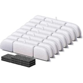 8 Packs Replacement Filters for Downy Paws Cat Water Fountain DPWFP6, Filtration Filters for DownyPaws 84oz/2.5L Fursink Wireless Pet Fountain