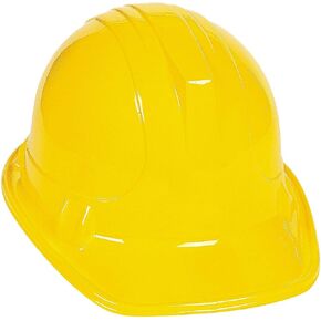 Fun Express Yellow Construction Hats for Kids - Party and Costume Accessories - VBS Vacation Bible School Supplies/Decor - Set of 12