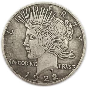 Replica 1922 Peace Dollar Coin Liberty American Liberty Coin United States of America Coin Replica