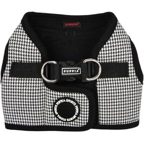 Puppia Kealoha Dog Vest Harness B (Step-in) Fashionable Flower Pattern Spring Summer Harness for Small and Medium Dogs, Pink, Medium