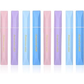 Pastel Highlighters, 8PCS Chisel Tip Dry-Quick Highlighter Pens, Assorted Colors for Bible, Journaling, Planner, Note Taking, Study and Office Supplies