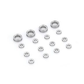 RC Spare Part Compatible with WPL C14 C24 B36 for MN D90 for MN-90 for MN99S RC Car Spare Parts Accessories 16PCS Steel Bearing 3X6X2mm 6X10X3mm