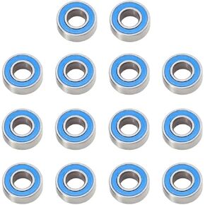 RC Spare Part Compatible with Tamiya DT02 DT03 RC Car Upgrade Parts Accessories 14Pcs Sealed Bearing Kit