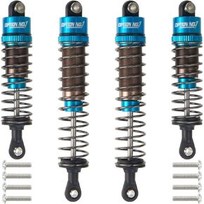 Aluminum Oil Shocks Absorbers Damper Set For Tamiya BB-01 Chassis BBX 2WD Buggy RC Car Upgrade Parts #58719