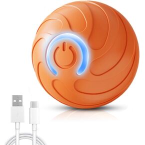 AIIONP Interactive Dog Toys Ball, 2025 New Vibrating Dog Ball, Automatic Moving Dog Balls, Smart Jumping Balls Toy, Interactive Rolling Dog Toys for Large Dogs (Orange#1+Blue#1, 2 PCS)