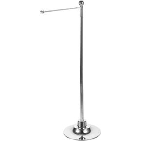 Mini Flag Stands: Telescopic Stainless Steel Table Flagpole Stand - Compact Desktop Flag Holder for Negotiations, Meetings, and Office Decor