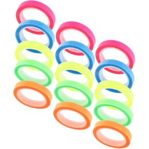 Artibetter 15 Rolls Highlighter Tape Colour