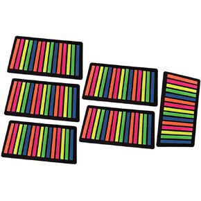6 Pack Index Post Highlight Strips for School Highlighter Markers Adhesive Strips Reading for Boys and Girls