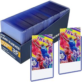 200 Hard Card Sleeves Toploaders for Cards for Protection for Baseball Football Premium Top Loaders for Cards, Ensuring Safety (200 Hard Sleeves)