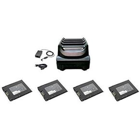 Zebra SAC-TC51-4SCHG1-01 Charger Kit with (4) Spare Battery BT-000314-01 (BTRY-TC51-43MA1-01) | for TC51, TC56, TC52, TC57 Series Android Scanners (Renewed)