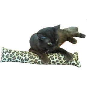 Extra Large 18" Catnip Kicker Toys/Kitty Kick Sticks/Cat-Nip Kick Sticks (Leopard) (Kickers Filled with 1 oz Premium Canadian Catnip)