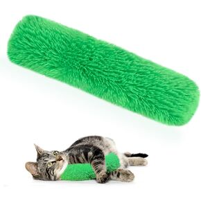 Tocirelo Cat Toys Pillow with Catnip - Catnip Toy for Indoor Cats, Crinkle Cat Kicker Toy for Kittens, Soft Durable Pillow for Bored Kittens Exercising, Interactive Kitten Toys for Teething, 10.6"