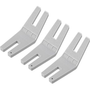 3 Pcs Hump Jumper Sewing Tool Side Cutter Presser Foot Sewing Tools Button Clearance Plate Button-Reed Hump Jumper Presser Foot Button Accessories for Hemming Quilting and Crafting Projects