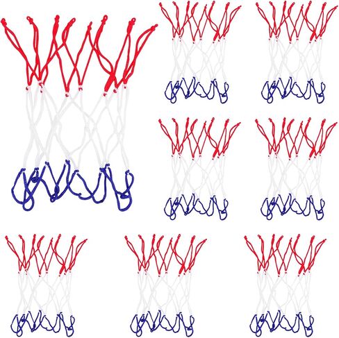 Framendino, 8 Pack Mini Basketball Net Replacement 8 Loop Small Basketball Hoop Net for Sports in Saudi Arabia