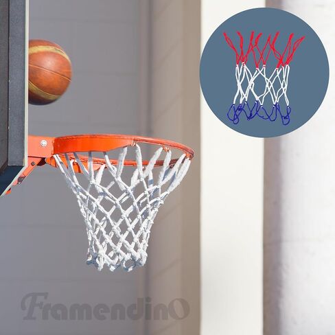 Framendino, 8 Pack Mini Basketball Net Replacement 8 Loop Small Basketball Hoop Net for Sports in Saudi Arabia