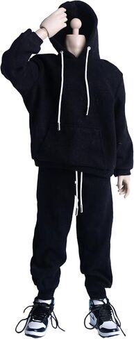 Meetoget 1/6 Scale Male Figure Sport Suit Sportswear Suit Clothes for 12 inch Action Figure PM103US,Grey in Saudi Arabia