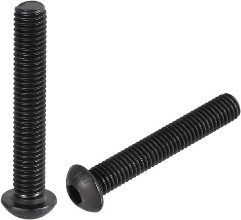 uxcell M8x60mm Hex Socket Button Head Cap Bolts Screws Carbon Steel 10pcs in Saudi Arabia