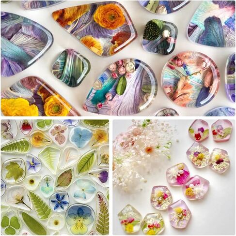 قوالب مجوهرات الراتنج ، 1 PCS قالب السيليكون للراتنجات ، 38 راتنجات تجويف طقم صنع المجوهرات ، قوالب راتنج الايبوكسي سيليكون لصنع المجوهر in Kuwait