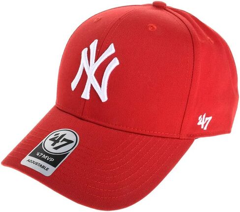 قبعة MLB New York Yankees للرجال '47 العلامة التجارية Bullpen MVP، أحمر، مقاس واحد in Saudi Arabia