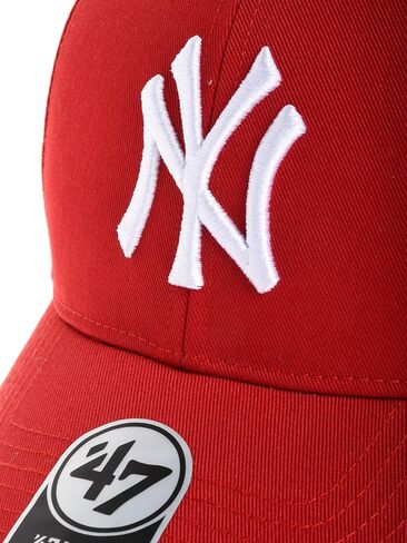 قبعة MLB New York Yankees للرجال '47 العلامة التجارية Bullpen MVP، أحمر، مقاس واحد in Saudi Arabia