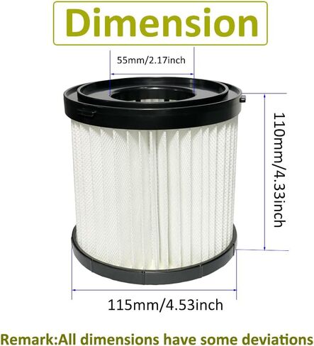 3 قطعة فلتر بديل لسلسلة Ryobi P3240، PCL733، PCL734 المكانس الكهربائية الرطبة/الجافة الجزء # A32VC05 A32RF08 in Kuwait