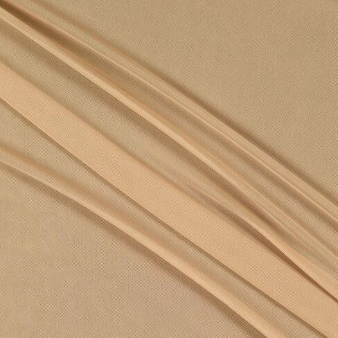 Power Stretch Mesh Fabric Nude, Fabric by the Yard in Saudi Arabia