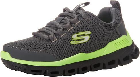 Skechers Kids Boy's Bounder-Zatic Sneaker, Navy/Orange, 11 Little Kid in Saudi Arabia