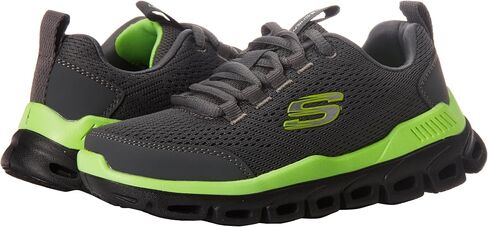 Skechers Kids Boy's Bounder-Zatic Sneaker, Navy/Orange, 11 Little Kid in Saudi Arabia