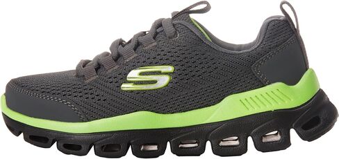 Skechers Kids Boy's Bounder-Zatic Sneaker, Navy/Orange, 11 Little Kid in Saudi Arabia