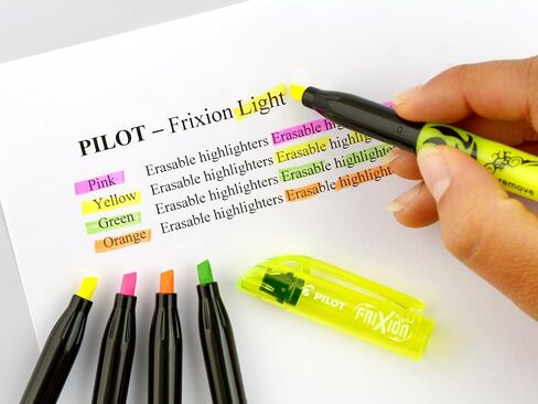 Pilot Frixion Erasable Highlighters - Yellow/Green/Pink (Pack of 3) FLW538639 in Kuwait