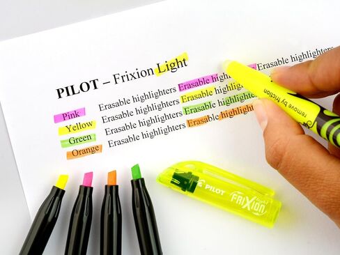 Pilot Frixion Erasable Highlighters - Yellow/Green/Pink (Pack of 3) FLW538639 in Kuwait