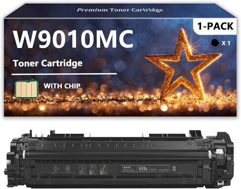 لخراطيش الحبر HP W9010MC W9011MC W9013MC W9012MC ، خرطوشة الحبر ، خراطيش الحبر لـ HP Color Laserjet Managed E85055DN Printers ، 1 Black in Kuwait