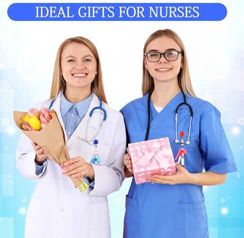 30 PCS مقطع القلم المكوك القابل للسحب مع Mini Highlighter Nurse Badge Pen Neon Marker LED Keychain Clip لممرضة هدية in Kuwait