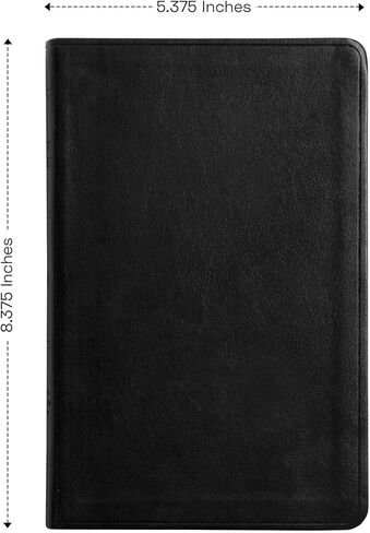 Personalized ESV Thinline Bible Large Print Faux Leather Holy Bible ESV | Custom Full Cover with Ephesians 6:11 Design and Your Own Text | Gift for Christian & Religious Celebrations | Black in Kuwait