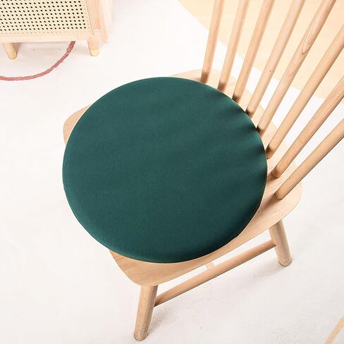 12" Circle Stool Pad Anti Slip Round Memory Foam Chair Cushion with Removable Cover Circle Chair Seat Cushion for Kitchen Dining Chairs Green in Saudi Arabia